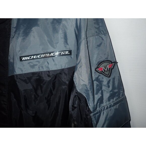Motophoria Motorcycle Jacket Mens XL Wind Rain Packable Black Reflective‎ - Picture 3 of 8